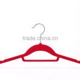 Flocked Plastic Short Clothes Hanger thumbnail-3