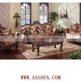 China Sofa Solid Wood Carving Sofa French Antique Bedroom Furniture Sets thumbnail-1
