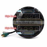 7inch 75W Round LED Headlight 6000LM Hi/Low Beam Head Light With Bulb DRL for Jeep Wrangler TJ LJ JK CJ-7 CJ-8 Scrambler Harley thumbnail-3