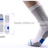 Custom Digital Sublimation Print White Basketball Socks thumbnail-1