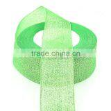 Wholesale Polyester Gold/Silver /pink Metallic Foil Ribbon thumbnail-4