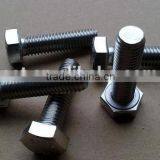 Hex Bolt Nut Fasteners DIN933 DIN931 Low Carbon Steel 6.8 8.8 thumbnail-1