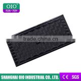 OIO Fake Leather Black Embossed Leather Label For Jeans