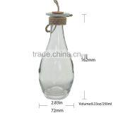 250ml Empty Cork Stoppers Perfume Glass Bottles,Airtight Cork Lid Drift Glass Bottles thumbnail-3