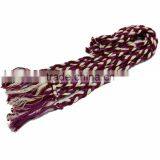Handmade Yarn Dye Cotton Braided Cord With Double Tassle End thumbnail-5