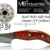 Mosaic Pins for Knife Handles MP39 (1/4") 6.35mm