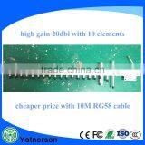GSM 800/850/900 High Gain 20 Dbi 19 Elements Yagi Antenna Outdoor thumbnail-1