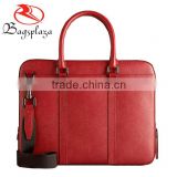 M4005 OEM top quality red office bag for man designer PU men hand bag