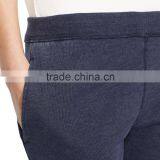 Navy Plain With Side Pockets Women Sweat Pants thumbnail-2