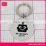 Custom Metal Keyring With Printed Logo