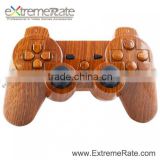 wooden grain hydro dipping shell for playstation 3 Controller