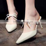 Kitten Heel Sandals Sexy Women Sandals Pointy Toe Sandals thumbnail-2