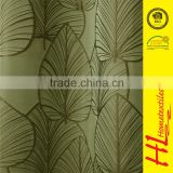 Welcome OEM floral thick fabric polyester embroidered jacquard sofa upholstery fabric,blackout curtain fabric