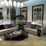 Living Room Furniture Sectional Sofa Full Grain Leather Sofa From JL&C Luxury Home Furniture New Sofa Designs thumbnail-3
