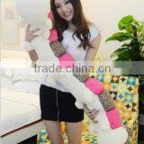 Lovely Cartoon Animal Style Kids' Birthday Gift Big Size 130cm Length White Caterpillar Plush Toy Doll