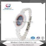 2015 Unique Design Noble White Ceramic Women Fashion Hand Watch thumbnail-2