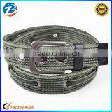 Custom New Fashion Design Cotton Men's Waist Belt