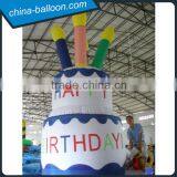 Customized Party Decoration Giant Inflatable Birthday Cake Model For Advertising thumbnail-2