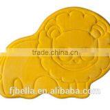 Cute Lion Shape Washable Super Soft Non-Slip Memory Foam Bathroom Rug Mat
