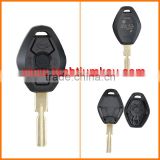 key blanks wholesale 2 buttons blank with 2 track blade car key shell for BMW e46 e39 e 36 e 34 x5