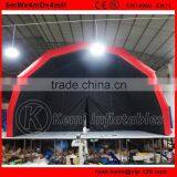 6mWx4mDx4mH Red Black Giant Inflatable Stage Cover Tent Oxford Cloth Inflatable Tent Large Inflatable Room Events Tent