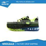 ERKE Wholesale Dropshiping Brand Breathable Kintted Mesh Mens Air Cushion Sport Running Shoes thumbnail-2