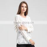 Women Full Embroidery Light Knit Blouse thumbnail-2