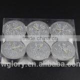 Sliver Glitter Snow Flake Tea Light, Glitter Flake Tea Light, Snow Flake Tea Light thumbnail-1