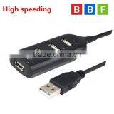 High Speed 4 Port Mini USB 2.0 HUB Adapter For Laptop PC 480Mbps