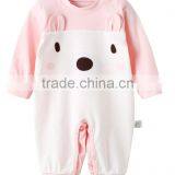 new design Autumn comfortable infants & toddlers lovely long sleeve cotton leotard baby clothes