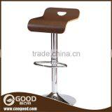 Wooden High Leg Bar Stool Chair thumbnail-2