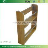 DT009/Decorative Kitchen Bamboo 2-Tier Spice Utensil Rack Wall Hanging Rack thumbnail-2