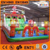 Warmly Welcomed Kids Jumper Inflatable Slides Wet Dry Combo