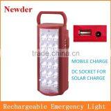 Mobile and Solar Charge 18 SMD Emergency Light MODEL 1048A