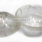 Crystal Quartz 2-Inch Bowls : Wholesale Agate Bowls Exporter : Gemstone Bowls thumbnail-4