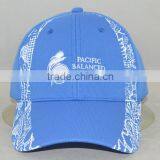 Guangzhou Hat Factory Professional Custom 8 Panel / 100% Cotton/blue/embroidery Logo/baseball Cap