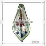glass leaf pendant