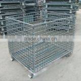 ROAD Folding Wire Mesh Cage Storage Foldable Steel Container