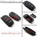 Audi 3 Button (Trunk Button)modified Remote Flip Key Case Shell thumbnail-5