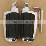 1 Pair Motorcycle Male Mount Style Foot Pegs Footrests For Electra Glide thumbnail-1