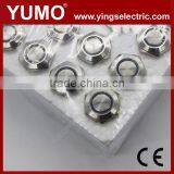 LA16JSF-11E 16mm Momentary/alternate Stanless Steel Blue 3A/250VAC 5 Pin Metal Button Push Button Switch thumbnail-4