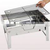 BBQ Grill White Stainless Steel Family Use Easy to Take Outdoor thumbnail-3