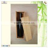 Unfinished Wood Crafting Personalized Slid Bamboo Wine Box thumbnail-6