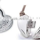 luxury gift Jewelry heart shape USB stick