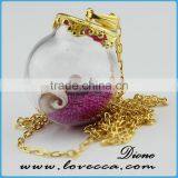 DIY Handmade Starfish Shell Glass Bottle Vial Wish Pendant Stagement Necklace thumbnail-5