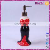 Delicate Unique Shape Small Ceramic Lotion Dispenser thumbnail-2