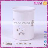 Modern Decoration Desgin Ceramic White Aroma Burner thumbnail-1