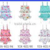 2017 Adorable Toddler Little Girls Bathing Suit Cartoon Design Summer Swimsuit thumbnail-6