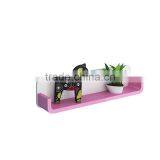 2017 New Design Home Wall Decoration U Shaped Floating Wall Shelf thumbnail-2