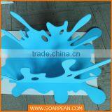 Wholesale Custom Shape Nice Decorative Pvc Water Splash